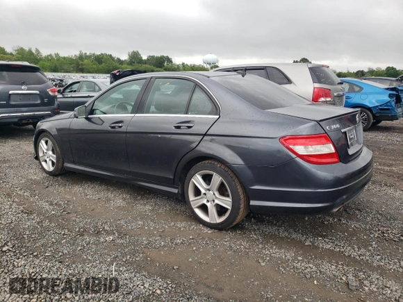 2011 Mercedes-Benz C 300 Sport with VIN WDDGF8BB3BR176510, listed as a Copart auction lot 57772405 with 118,069 mi miles and Salvage title. Bid and sale history available at DreamBid. Image 2.