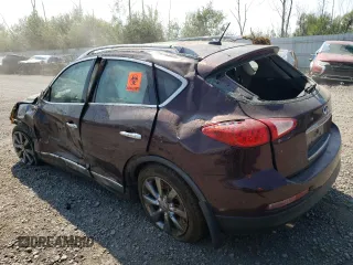 2011 Infiniti EX Journey with VIN JN1AJ0HR4BM853102, listed as a Copart auction lot 68977474 with Not Provided miles and Salvage Title. Bid and sale history available at carsss.com. Image 2.
