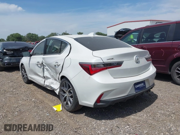 2021 Acura ILX Premium with VIN 19UDE2F77MA009380, listed as a IAAI auction lot 42056272 with 14,498 mi miles and . Bid and sale history available at DreamBid. Image 3.