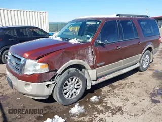 2007 Ford Expedition Max Eddie Bauer with VIN 1FMFK18587LA61689, listed as a IAAI auction lot 41823676 with 257,345 mi miles and . Bid and sale history available at DreamBid. Image 2.