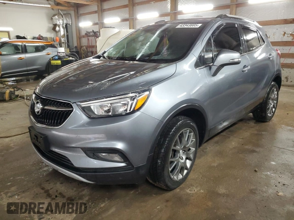 2019 Buick Encore Sport Touring with VIN KL4CJ2SB8KB833163, listed as a Copart auction lot 43343885 with 67,207 mi miles and Salvage Title. Bid and sale history available at DreamBid. Image 1.