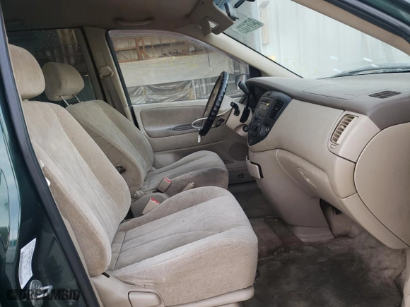 2000 Mazda MPV DX with VIN JM3LW28G8Y0106384, listed as a Copart auction lot 66537813 with 223,272 mi miles and Salvage Title. Bid and sale history available at carsss.com. Image 5.