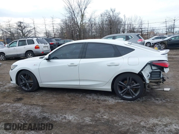 2024 Acura Integra w/A-Spec Package with VIN 19UDE4H35RA001467, listed as a IAAI auction lot 41717185 with 17,507 mi miles and . Bid and sale history available at carsss.com. Image 14.