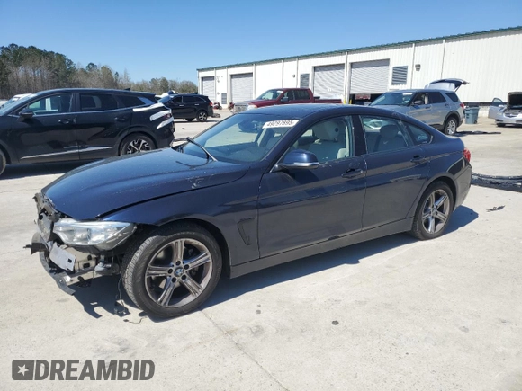 2015 BMW 4 Series 428i with VIN WBA4A5C53FGK15503, listed as a Copart auction lot 49297895 with 125,055 mi miles and Salvage title. Bid and sale history available at DreamBid. Image 1.