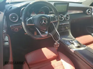 2018 Mercedes-Benz C 43 AMG with VIN WDDWJ6EB0JF668017, listed as a Copart auction lot 43320755 with 99,017 mi miles and Salvage Title. Bid and sale history available at DreamBid. Image 8.