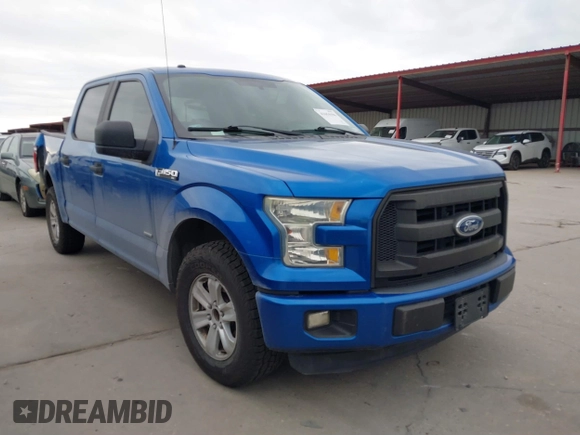 2015 Ford F-150 XL with VIN 1FTEW1CP2FKF15498, listed as a IAAI auction lot 41654196 with 103,200 mi miles. Bid and sale history available at carsss.com. Image 1.