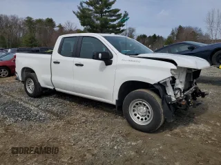 2021 Chevrolet Silverado 1500 Work Truck with VIN 1GCRWAEH0MZ355245, listed as a Copart auction lot 50778705 with 107,520 mi miles and Clean Title. Bid and sale history available at DreamBid. Image 4.