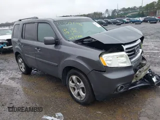 2015 Honda Pilot EX-L with VIN 5FNYF4H51FB064583, listed as a IAAI auction lot 41977746 with 120,398 mi miles and . Bid and sale history available at carsss.com. Image 1.