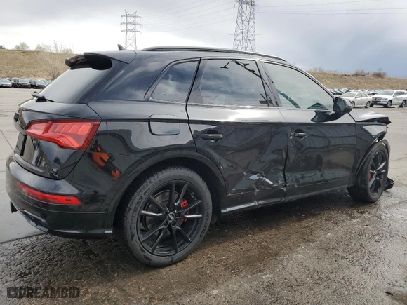 2019 Audi SQ5 Prestige with VIN WA1C4AFY1K2096680, listed as a Copart auction lot 51152345 with 50,224 mi miles and Salvage Title. Bid and sale history available at carsss.com. Image 3.