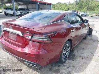 2020 Nissan Maxima SL with VIN 1N4AA6DV4LC376249, listed as a IAAI auction lot 40317843 with 52,065 mi miles. Bid and sale history available at carsss.com. Image 4.