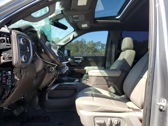 2021 GMC Sierra 1500 with VIN 3GTP8DET9MG248041, listed as a Copart auction lot 47793535 with Not Provided miles and Salvage Title. Bid and sale history available at DreamBid. Image 7.