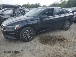 2019 Volkswagen Jetta SEL z VIN 3VWE57BU7KM165587, wystawiony jako Copart lot #56049365 z przebiegiem 59 210 mil mil oraz Nie do naprawy • Non repairable. Historia ofert i sprzedaży dostępna na DreamBid. Obrazek 1.