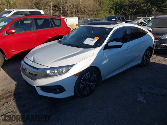 2016 Honda Civic Sedan EX-L with VIN 19XFC1F75GE042550, listed as a IAAI auction lot 41706840 with 126,862 mi miles. Bid and sale history available at carsss.com. Image 17.