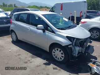 2014 Nissan Note S Plus with VIN 3N1CE2CP6EL410494, listed as a IAAI auction lot 42538850 with 72,746 mi miles and . Bid and sale history available at DreamBid. Image 1.