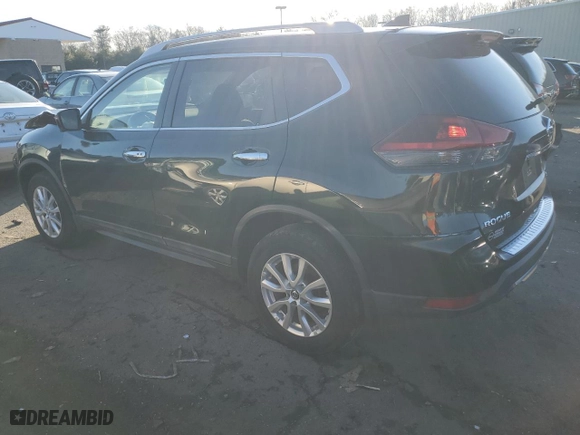 2018 Nissan Rogue SV with VIN 5N1AT2MV7JC818320, listed as a Copart auction lot 46848585 with 54,190 mi miles and Salvage Title. Bid and sale history available at carsss.com. Image 2.