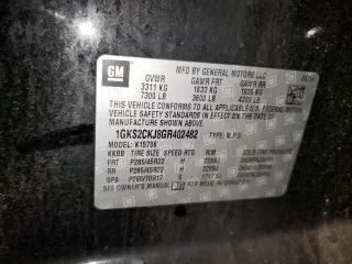 2016 GMC Yukon Denali with VIN 1GKS2CKJ8GR402482, listed as a Copart auction lot 69753434 with 160,816 mi miles and Salvage Title. Bid and sale history available at carsss.com. Image 13.