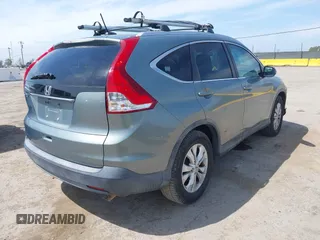 2012 Honda CR-V EX-L with VIN JHLRM3H74CC003987, listed as a IAAI auction lot 42046672 with 143,277 mi miles. Bid and sale history available at carsss.com. Image 4.