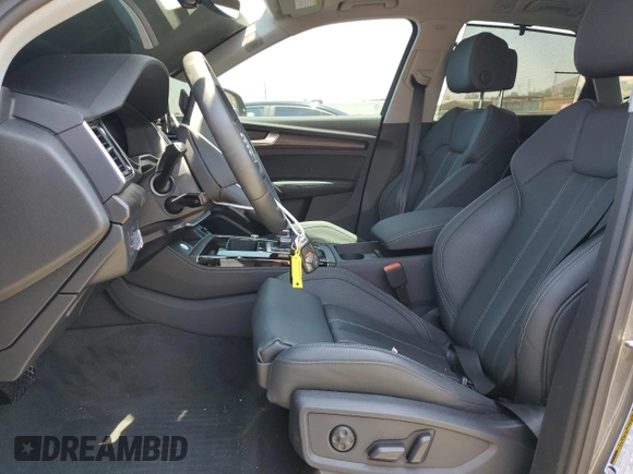 2023 Audi Q5 S line Premium Plus with VIN WA1E2AFYXP2109190, listed as a Copart auction lot 58004343 with 3,338 mi miles and . Bid and sale history available at DreamBid. Image 7.