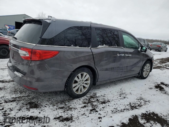 2018 Honda Odyssey EX-L z VIN 5FNRL6H66JB502556, wystawiony jako Copart lot #81995684 z przebiegiem 199 440 mil mil oraz Nie do naprawy • Non repairable. Historia ofert i sprzedaży dostępna na DreamBid. Obrazek 3.