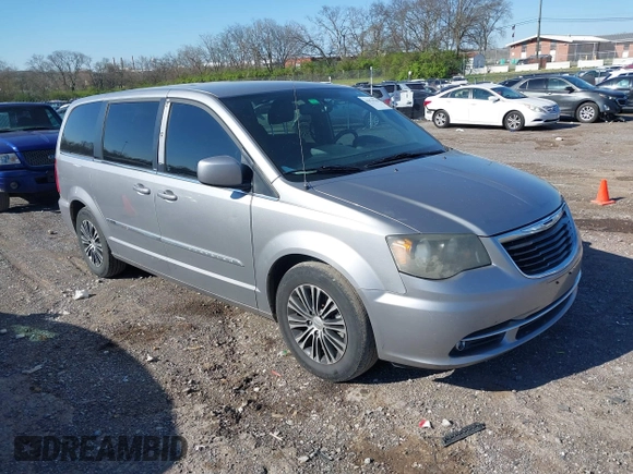 2014 Chrysler Town & Country S with VIN 2C4RC1HG2ER191665, listed as a IAAI auction lot 41874528 with 161,014 mi miles. Bid and sale history available at carsss.com. Image 1.
