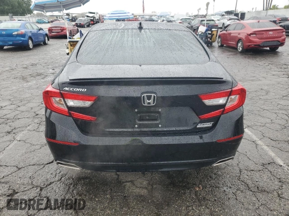 2022 Honda Accord Sedan Sport SE with VIN 1HGCV1F40NA081261, listed as a Copart auction lot 49120795 with 29,076 mi miles and Salvage Title. Bid and sale history available at carsss.com. Image 6.