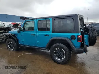 2024 Jeep Wrangler Rubicon X z VIN 1C4RJXR6XRW217098, wystawiony jako Copart lot #50154025 z przebiegiem 15 887 mil mil oraz Czysty tytuł • Clean title. Historia ofert i sprzedaży dostępna na DreamBid. Obrazek 2.
