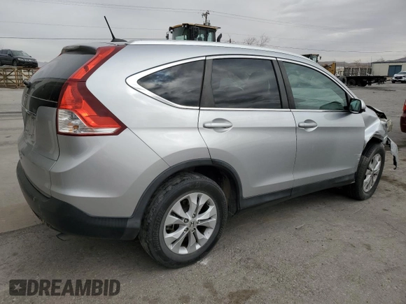 2013 Honda CR-V EX-L with VIN 5J6RM3H77DL028438, listed as a Copart auction lot 44601235 with 134,816 mi miles and Salvage Title. Bid and sale history available at DreamBid. Image 3.