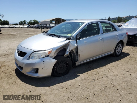 2010 Toyota Corolla with VIN JTDBU4EE7AJ076769, listed as a Copart auction lot 59239555 with 162,765 mi miles and Salvage title. Bid and sale history available at DreamBid. Image 1.