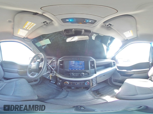 2023 Ford F-150 XL with VIN 1FTEX1CP5PKG20325, listed as a Copart auction lot 58496325 with 31,182 mi miles and Salvage title. Bid and sale history available at DreamBid. Image 14.