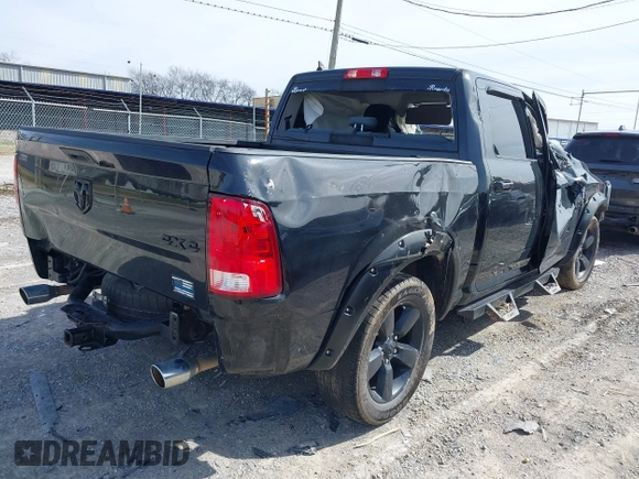 2018 Ram 1500 SLT with VIN 1C6RR7LT7JS294389, listed as a IAAI auction lot 41600149 with 109,504 mi miles. Bid and sale history available at carsss.com. Image 4.