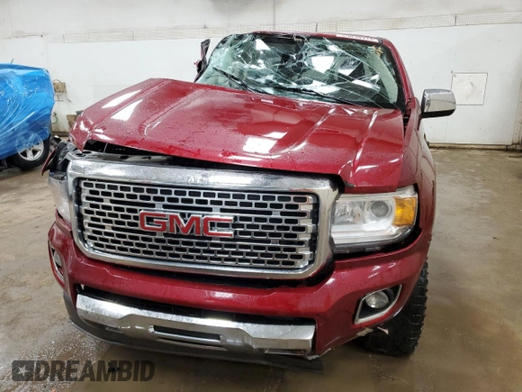 2019 GMC Canyon 4WD Denali with VIN 1GTG6EEN6K1193556, listed as a Copart auction lot 59038414 with 0 mi miles and Non Repairable. Bid and sale history available at carsss.com. Image 5.