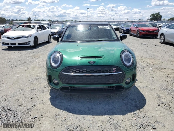 2023 MINI Clubman Cooper S with VIN WMWXJ1C09P2U08666, listed as a Copart auction lot 51829474 with 1,149 mi miles and Salvage Title. Bid and sale history available at carsss.com. Image 5.