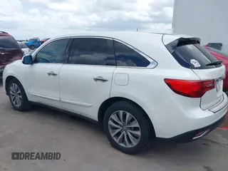 2014 Acura MDX Tech Pkg with VIN 5FRYD3H40EB007845, listed as a IAAI auction lot 39664732 with 79,420 mi miles. Bid and sale history available at carsss.com. Image 3.