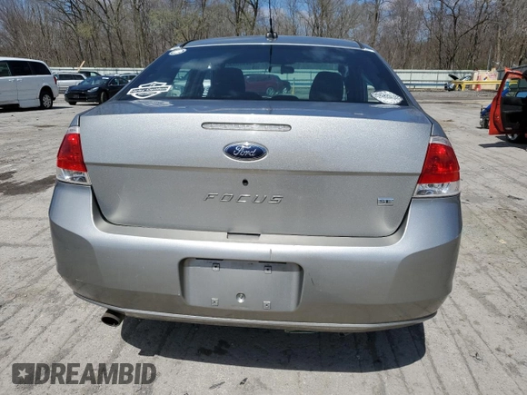 2008 Ford Focus SE with VIN 1FAHP35N18W110672, listed as a Copart auction lot 52005395 with 225,311 mi miles and Salvage Title. Bid and sale history available at carsss.com. Image 6.