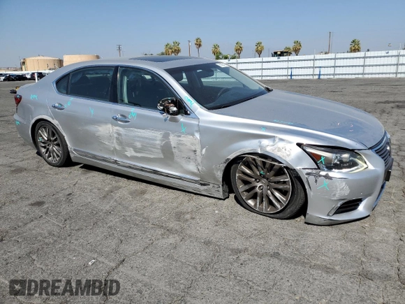 2013 Lexus LS 460 L z VIN JTHGL5EF9D5050368, wystawiony jako Copart lot #71087494 z przebiegiem 91 623 mil mil oraz Szkoda całkowita • Salvage title. Historia ofert i sprzedaży dostępna na DreamBid. Obrazek 4.