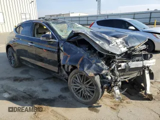 2019 Genesis G70 2.0T Advanced with VIN KMTG34LA8KU026246, listed as a Copart auction lot 80535734 with 51,748 mi miles and Salvage Title. Bid and sale history available at carsss.com. Image 4.