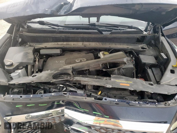 2019 Infiniti QX60 Luxe with VIN 5N1DL0MN0KC568860, listed as a Copart auction lot 58367525 with 68,446 mi miles and Salvage title. Bid and sale history available at DreamBid. Image 12.