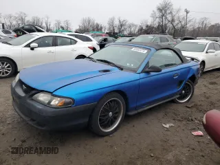 1994 Ford Mustang z VIN 1FALP45T2RF214782, wystawiony jako Copart lot #83860474 z przebiegiem 164 464 mil mil oraz Szkoda całkowita • Salvage title. Historia ofert i sprzedaży dostępna na DreamBid. Obrazek 1.