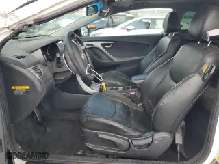 2013 Hyundai Elantra Coupe GS with VIN KMHDH6AE6DU001221, listed as a Copart auction lot 41312444 with 84,938 mi miles and Salvage Title. Bid and sale history available at carsss.com. Image 7.
