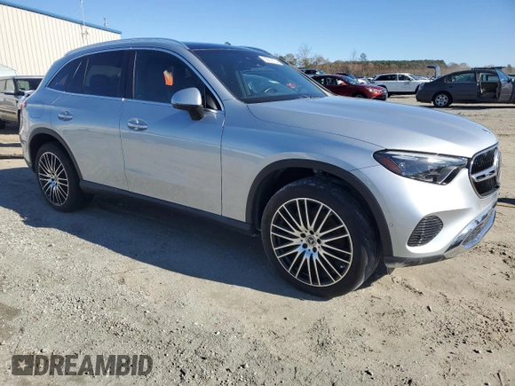 2023 Mercedes-Benz GLC with VIN W1NKM4GB3PF002580, listed as a Copart auction lot 82312704 with 0 mi miles and Salvage Title. Bid and sale history available at carsss.com. Image 4.