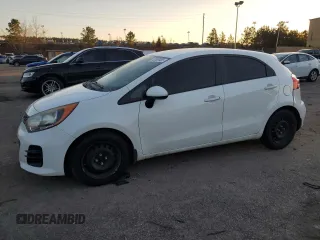 2016 Kia Rio LX with VIN KNADM5A30G6634263, listed as a Copart auction lot 43698485 with 0 mi miles and Salvage Title. Bid and sale history available at carsss.com. Image 1.