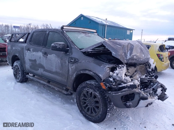 2021 Ford Ranger XL with VIN 1FTER4FH7MLD17553, listed as a Copart auction lot 84264384 with 57,802 mi miles and Salvage Title. Bid and sale history available at carsss.com. Image 4.