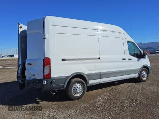 2023 Ford Transit Cargo with VIN 1FTBR2X81PKA29544, listed as a Copart auction lot 42618595 with 38,575 mi miles and Clean Title. Bid and sale history available at DreamBid. Image 3.