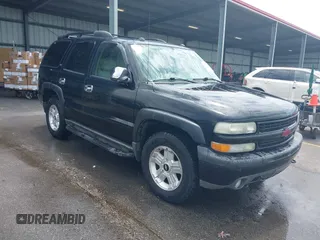 2005 Chevrolet Tahoe Z71 z VIN 1GNEK13T85R121624, wystawiony jako IAAI lot #42320587 z przebiegiem Nie podano mil oraz . Historia ofert i sprzedaży dostępna na DreamBid. Obrazek 1.