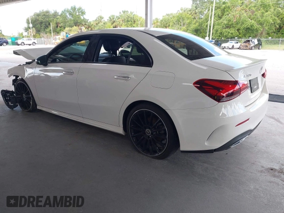 2021 Mercedes-Benz A 220 with VIN W1K3G4EB8MJ267581, listed as a IAAI auction lot 42561173 with 56,608 mi miles and . Bid and sale history available at DreamBid. Image 3.