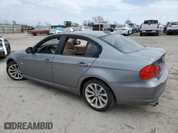2011 BMW 3 Series 328i xDrive with VIN WBAPK7C5XBF196745, listed as a Copart auction lot 51811985 with 0 mi miles and Salvage Title. Bid and sale history available at carsss.com. Image 2.