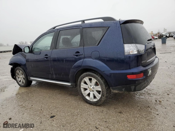 2010 Mitsubishi Outlander SE with VIN JA4AS3AW3AZ009561, listed as a Copart auction lot 47609525 with 112,961 mi miles and Salvage Title. Bid and sale history available at carsss.com. Image 2.