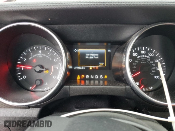 2018 Ford Mustang EcoBoost with VIN 1FA6P8TH8J5113162, listed as a Copart auction lot 50378555 with 74,983 mi miles and Salvage Title. Bid and sale history available at DreamBid. Image 9.