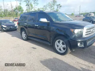 2008 Toyota Sequoia Ltd with VIN 5TDZY68A88S000028, listed as a IAAI auction lot 41954510 with 314,628 mi miles. Bid and sale history available at carsss.com. Image 1.