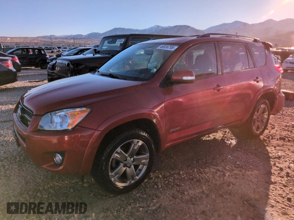 2012 Toyota RAV4 Sport with VIN JTMRK4DV5C5107440, listed as a Copart auction lot 46934795 with 92,263 mi miles and Salvage title. Bid and sale history available at DreamBid. Image 1.